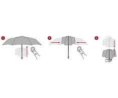 Doppler Folding umbrella Fiber Magic Classy Mėlyna 7441465CY02