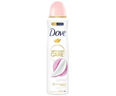 Dove Purškiamas antiperspirantas „Advanced Care Soft Feel“ (antiperspirantas) 150 ml