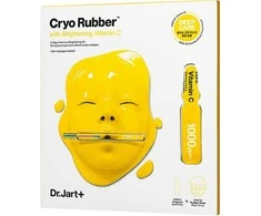 Dr. Jart+ Dr Jart Cryo Vitamin C Rubber Brightening Mask skaistinamoji lakštinė veido kaukė, 1 vnt.