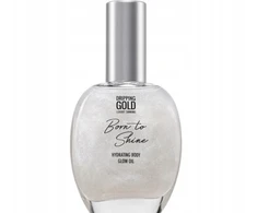 Dripping Gold „Born to Shine“ sidabrinis drėkinamasis kūno švytėjimo suteikiantis aliejus 50 ml