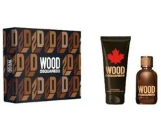 Dsquared2 Wood Rinkinys vyrams (kvepalai EDT, 100 ml + dušo želė, 150 ml)