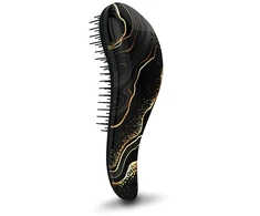 Dtangler Juodas DeLuxe plaukų šepetys