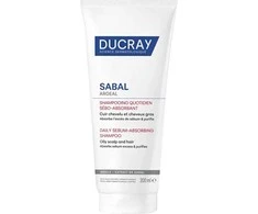Ducray Sabal Argeal Šampūnas šampūnas riebiai galvos odai, 200 ml