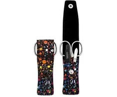 DuKaS Travel manicure set 3-piece juodas colorful PL 872
