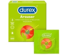 DUREX_Arouser briaunoti prezervatyvai, 3 vnt.
