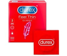 DUREX_Feel Thin Classic latekso prezervatyvai 3 vnt..