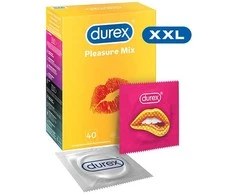 Stimuliuojantys prezervatyvai Durex Pleasure Mix 40 vnt