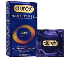 Durex Perfect Feel prezervatyvai, suteikiantys unikalų šilumos pojūtį, 16 vnt.