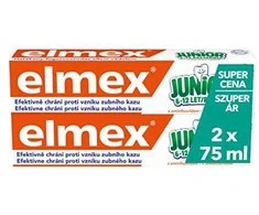 Elmex Vaikiška dantų pasta Junior Duopack 2 x 75 ml