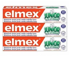 Elmex Children´s toothpaste Junior Trio 3 x 75 ml