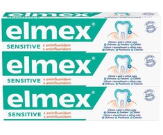"Elmex" dantų pasta jautriems dantims Sensitiv e 3 x 75 ml