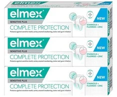 Elmex Dantų pasta Sensitiv e Plus Complete Protection Tripack 3 x 75 ml