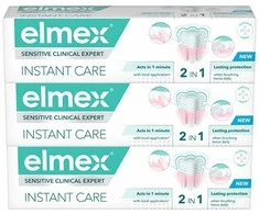 Elmex Dantų pasta Sensitive Clinical Expert Instant Care Trio 3 x 75 ml