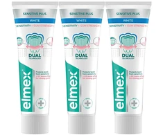 Elmex Dantų pasta Sensitive Sensitivity + Gum Strength Whitening 3 x 75 ml