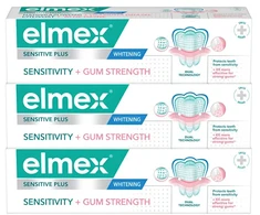Elmex Dantų pasta Sensitive Sensitivity + Gum Strength Whitening 3 x 75 ml