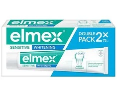 Elmex Sensitiv e Teeth Whitening Dantų pasta Whitening Duopack 2x 75 ml