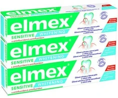 Elmex Whitening Sensitiv e Tooth Whitening Dantų pasta 3 x 75 ml