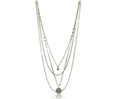 Emily Westwood Alicia Multilayer Gold Plated Beaded Necklace EWN24007G