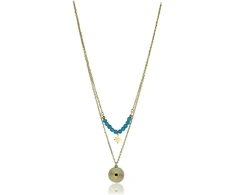 Emily Westwood Cecilia Double Gold Plated Beaded Necklace EWN23027G