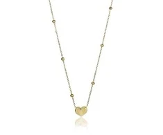 Emily Westwood Subtilus auksu dengtas karoliai moterims Heart Kate EWN24012G
