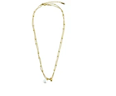 Emily Westwood Double auksinis-plated pearl pakabukas EWN260725G