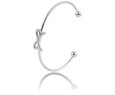 Emily Westwood Elegant solid bracelet Bow EWB260610S