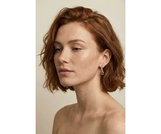 Emily Westwood Gold-plated dangling earrings Velisse EWE260573G
