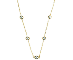 Emily Westwood Gold-plated pakabukas with pearls Orelia EWN260826G