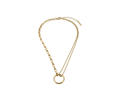 Emily Westwood Kayleigh auksinis-plated heart pakabukas EWN250566G