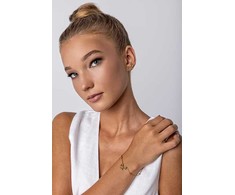 Emily Westwood Deranti paauksuota apyrankė „Bow“ EWB24008G