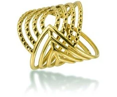 Emily Westwood Multi-row open ring Aurelia EWR260654G