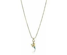 Emily Westwood Delicate auksinis-plated pakabukas with a butterfly EWN23046G