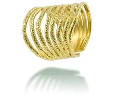 Emily Westwood Olivia multi-row stylish open ring EWR260791G