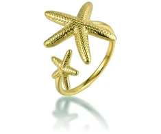 Emily Westwood Open auksinis-plated ring EWR260652G