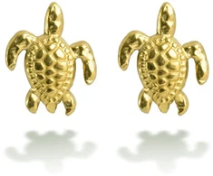 Emily Westwood Original auksinis-plated earrings Turtles EWE260679G