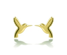 Emily Westwood Original auksinis-plated earrings Hummingbird EWE260590G