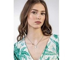 Emily Westwood Originalus kaklo papuošalas „Leaf Katherine EWN23043S“