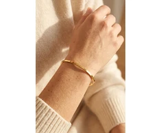 Emily Westwood Solid auksinis-plated bracelet for women EWB260839G