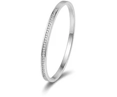 Emily Westwood Solid steel bracelet with crystals Amelia EWB250405S