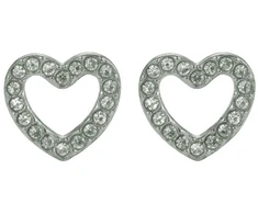 Emily Westwood Steel earrings Hearts Eloura EWE260597S