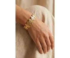Emily Westwood Women's solid auksinis-plated steel bracelet Eve EWB260617G