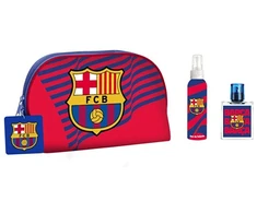 Fc Barcelona Air-Val Fcb tualeto maišelis Bdoy Spray100ml + EDT 50ml