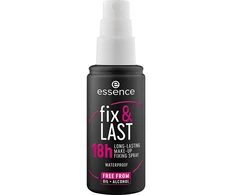 Essence Fix &amp; Last Atsparus vandeniui Makeup Fixer Purškiklis, 50 ml