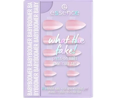 „Essence Cosmetics“ nagų lakų rinkinys „What The Fake! Press-On“ 03 – „Babyboomer“, 6 vnt.