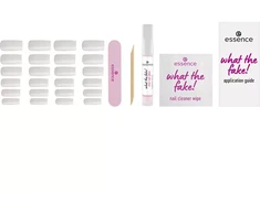 „Essence Cosmetics“ – „What The Fake!“ dirbtinių nagų dėklas, 04 – „Bare Baltas“, 6 vnt.