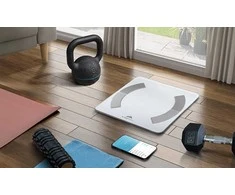 ETA asmeninės svarstyklės | ETA277990000 Vital Fitness | Maksimalus svoris (keliamoji galia) 180 kg | Tikslumas 100 g | Kūno masės indekso (KMI) matavimas | Baltas