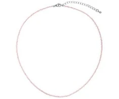 Evolution Group Karoliukų karoliai su tikrais opalais 42012.3 rožinis opalas