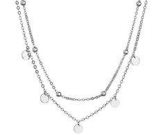 Evolution Group Double sidabrinis pendant pakabukas 62007