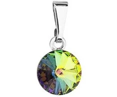Evolution Group Modernus pakabukas su žaliu Swarovski kristalu 54018.5 vitrail medium