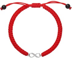 Evolution Group Raudona Kabbalah Bracelet Infinity 13002.3